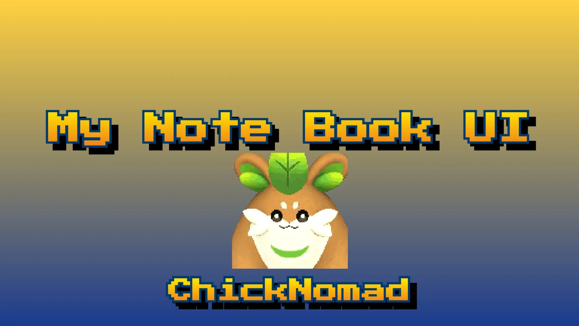 ChickNomad - 我的笔记本（界面）