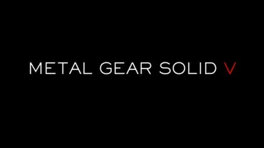 MGSV 标题 死亡搁浅风格