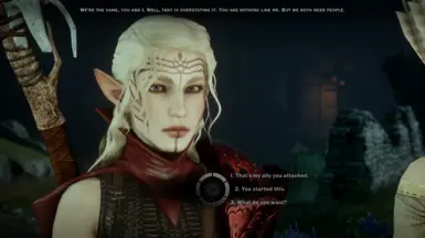 Elyria Lavellan - 女性精灵滑块