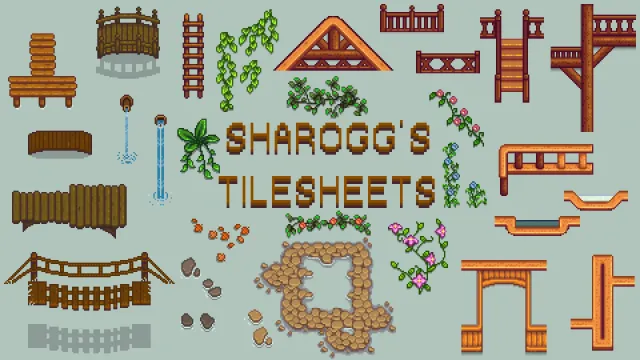 Sharogg的瓦片图集(室内和室外建筑)