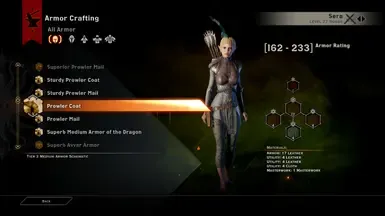 潜行者外套和“击皮”图纸专为弓箭手制作