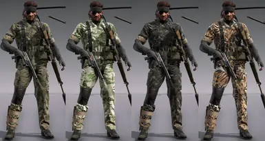 MGS3 超级迷彩包(包含全部57种迷彩的MGS3作战服)