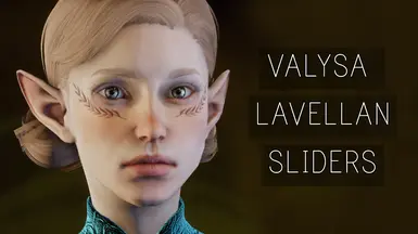 Valysa Lavellan 滑条