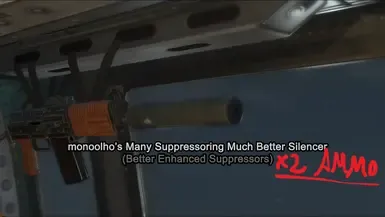 monoolho的更好增强抑制器 x2 弹药