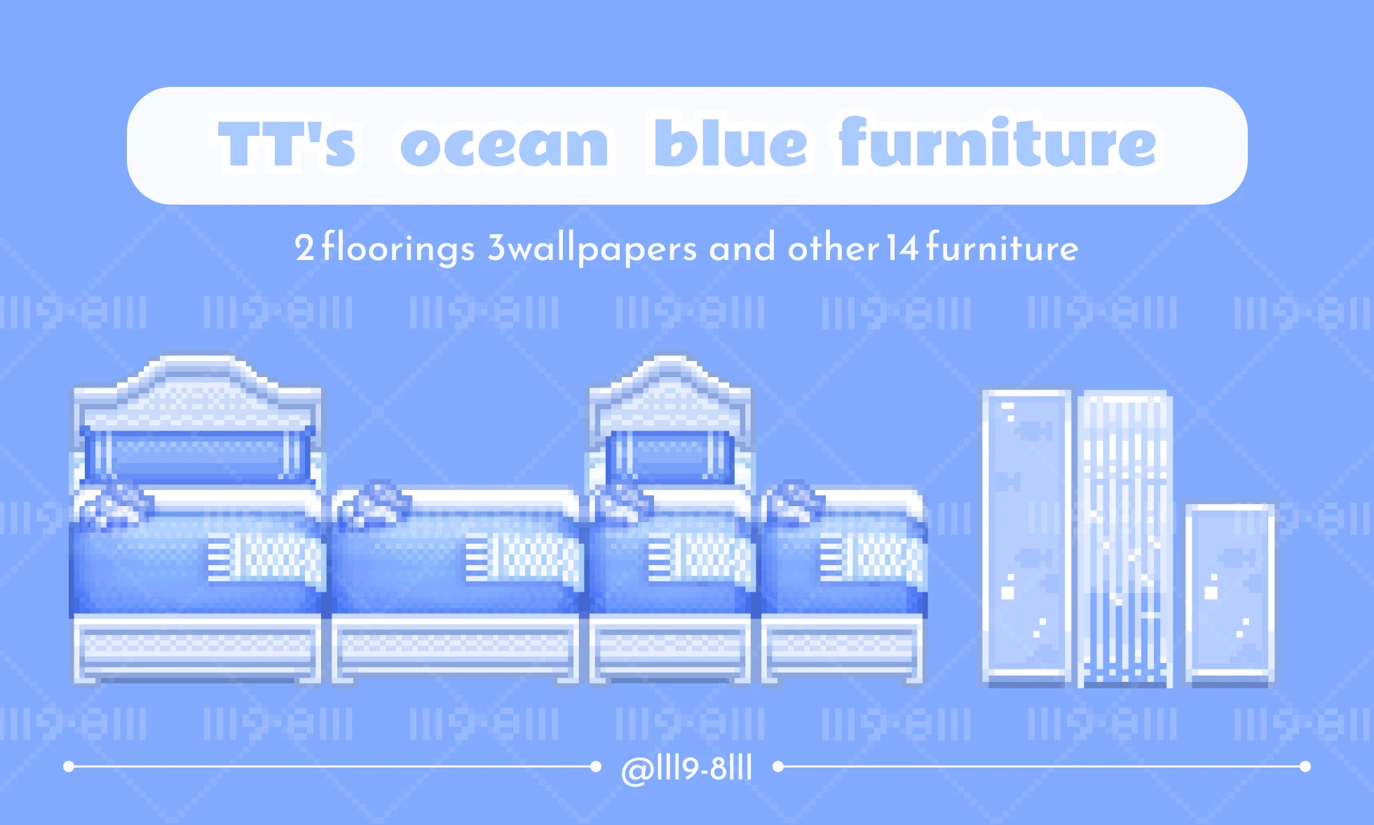 (CP)TT的海洋蓝家具