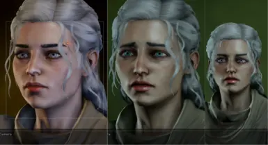 Daenerys Targaryen (权力的游戏) 面部预设 (Frosty Mods - 滑块截图)