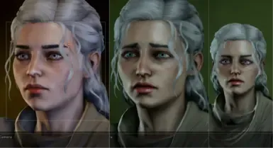 Daenerys Targaryen (权力的游戏) 面部预设 (Frosty Mods - 滑块截图)