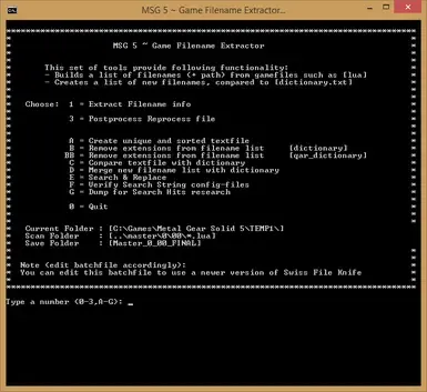 为 'dictionary.txt' 构建文件名列表