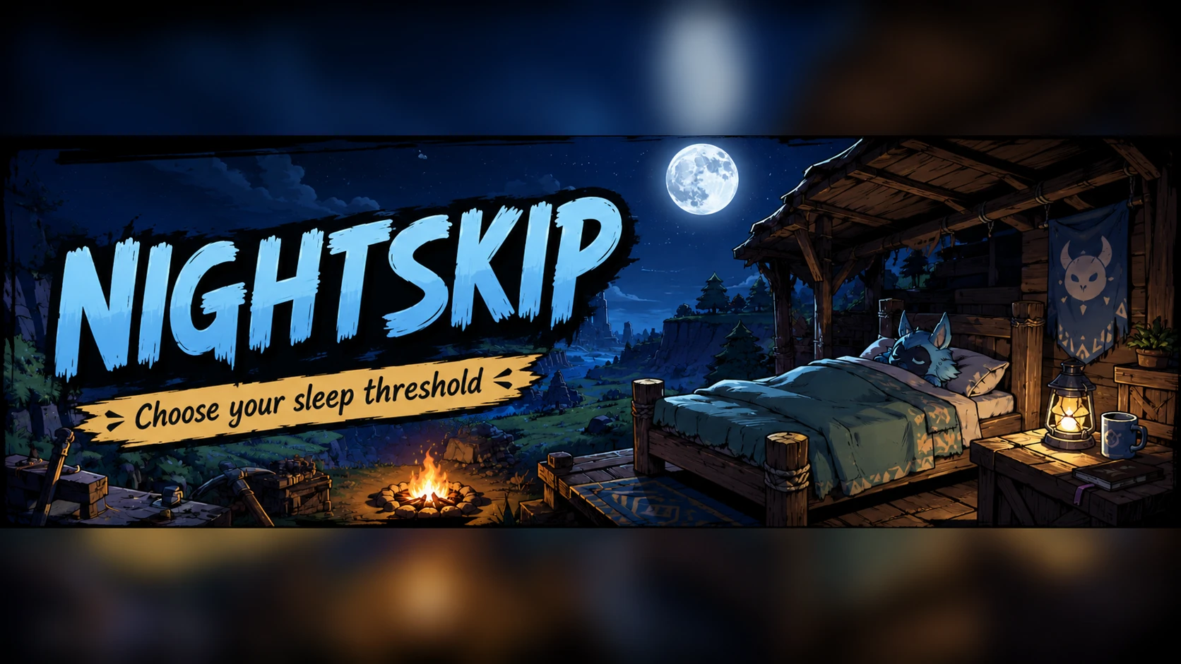 NightSkip - 自定义睡眠阈值