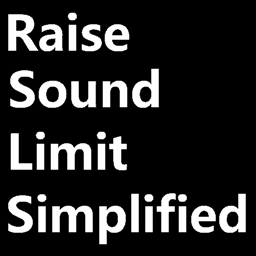 Raise Sound Limit Simplified