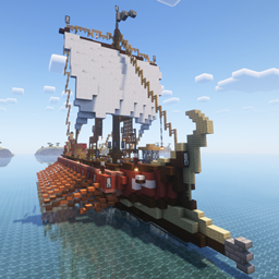 Illager War Trireme