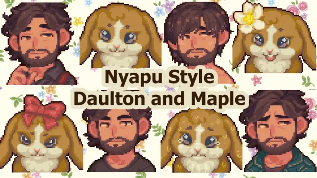 Nyapu风格 Daulton和Maple 作者：AhCuteArt