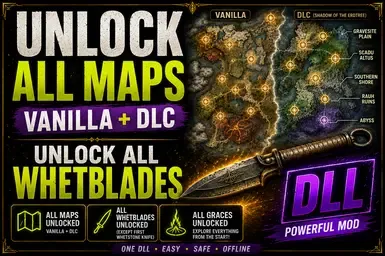 解锁所有地图(原版与DLC)以及砥石刀