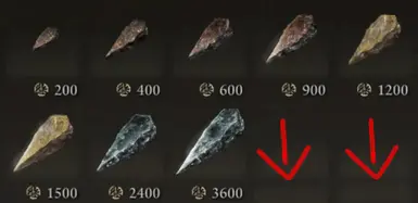 普通武器的锻造石需求减少