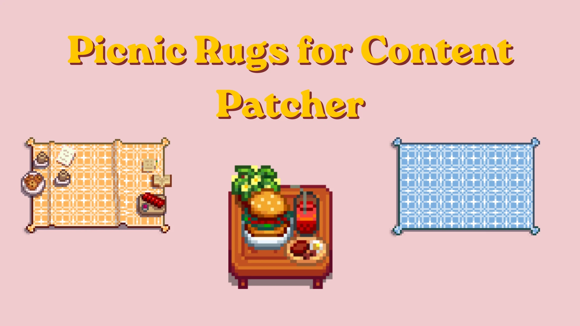 野餐垫(适用于 Content Patcher)
