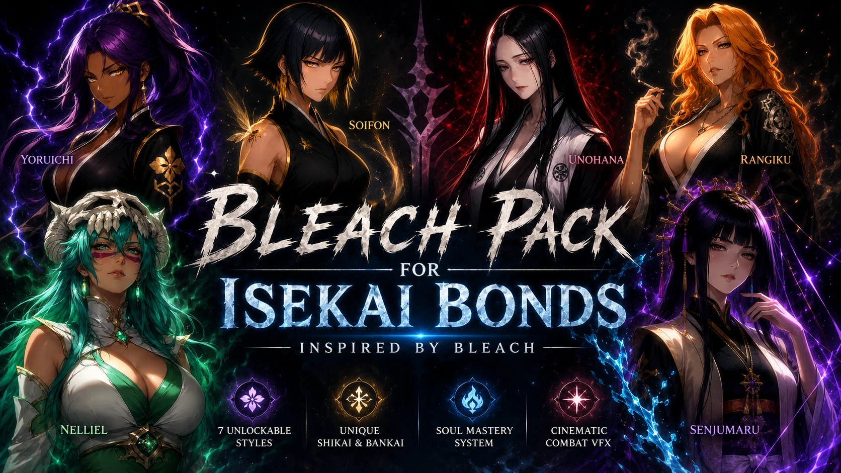 Isekai Bonds - 七个女主角角色包 死神