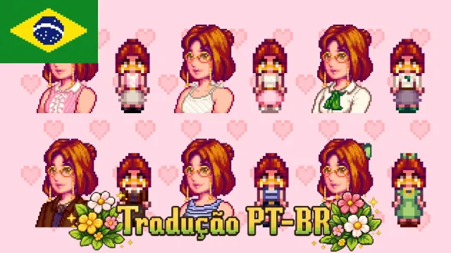 Drawberry的季节性可爱角色,适用于诺拉爬虫学家(PTBR)