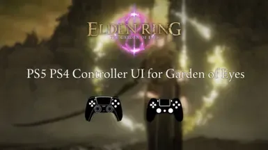 PS5 PS4 手柄界面,适用于 Garden of Eyes (GoE)
