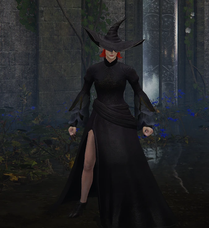 黑女巫套装(含全部面具)DS3 适用于 ER