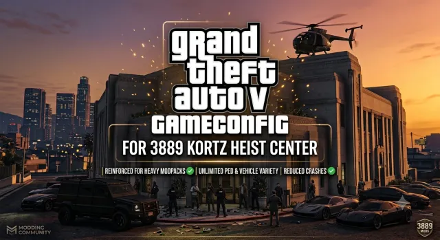 GAMECONFIG GTA V Legacy Kortz Center 抢劫 3889 (作者:ell)