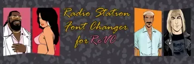适用于GTA ReVC的电台字体更换器(CLEO Redux模组)