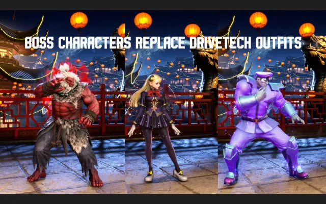 Boss角色替换Drivetech服装