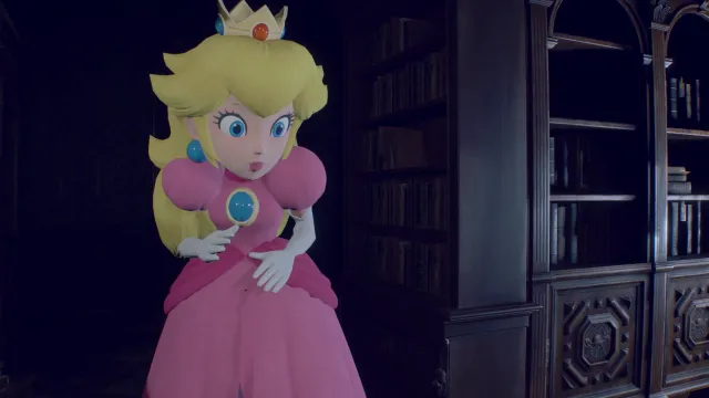 Princess Peach (Super Mario) 翻译为：桃花公主（超级马里奥）