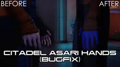 Citadel Asari Hands (BUGFIX)  ME2LE