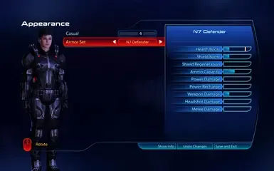ME3LE 全套护甲（不含头盔）