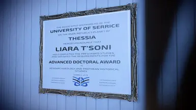 莉亚拉的正式博士学位