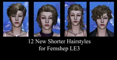 《晨间短发风格:女版薛帕德指挥官 LE3》