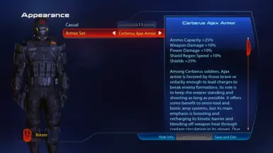 N7 幽灵 埃阿斯 护甲