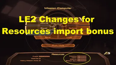 LE2 资源导入加成改动(多种选项)