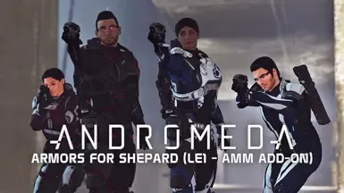 安德洛墨达盔甲 for Shepard (LE1 - AMM 附加组件)