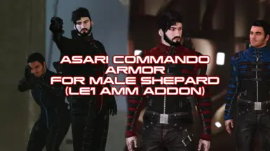 Asari突击队护甲(男性斜坡版)(LE1 AMM ADDON)