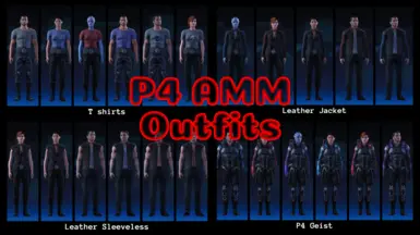 P4 AMM人类与阿莎丽 outfits (LE1)