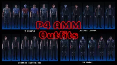 P4 AMM人类与阿莎丽 outfits (LE1)
