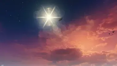 晚星暮色 天空盒