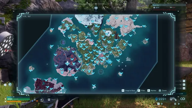 显示帕鲁世界全地图