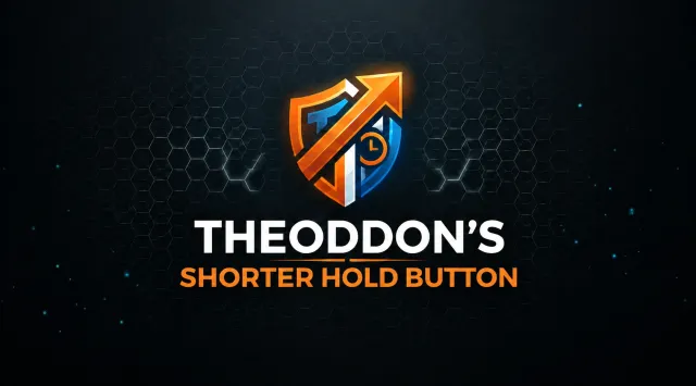 Theoddon的更短按住按钮