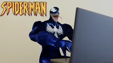 Neversoft Venom 2000 - (含舌头物理效果) - Spider-man ps1