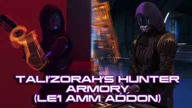Tali'Zorah的猎人盔甲库 (LE1 AMM 附加组件)