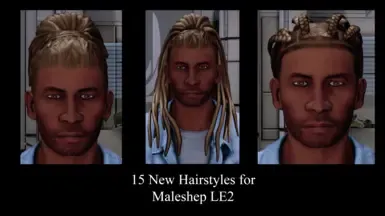 男性晨间非洲式发型 shep LE2