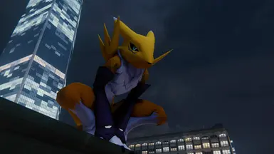 Renamon - 数码宝贝链接服装 - 自定义模型导入