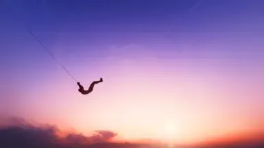 薰衣草天空坠落