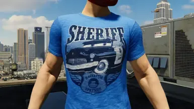 汽车总动员警长衬衫