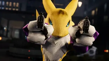 Realistic Renamon Silver Sable Replacer