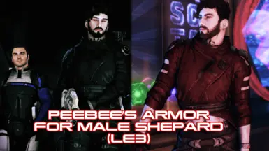 Peebee的护甲 - 男性Shepard (LE3)