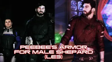 Peebee的护甲 - 男性Shepard (LE3)
