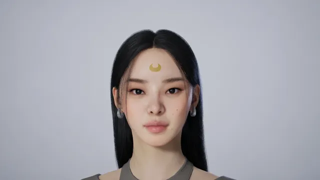 新月纹身